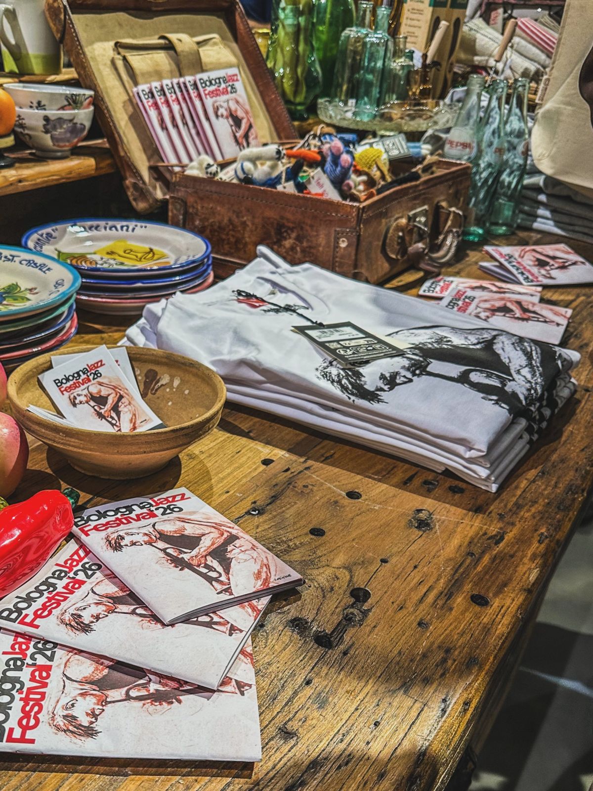 WP × Bologna Jazz Festival — T-shirt, felpe e tote, foto 1, Marra Street